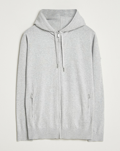 Sail Racing Bowman Knitted Full Zip Hoodie Grey Melange – Grå