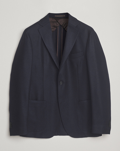 Herre | Incotex | Incotex Wool/Cashmere Blazer Navy