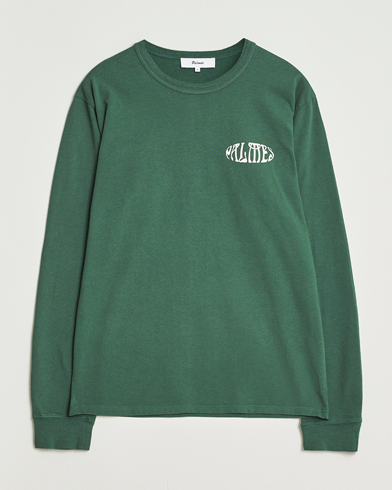Herre | Palmes | Palmes Angels Long Sleeve T-Shirt Dark Green