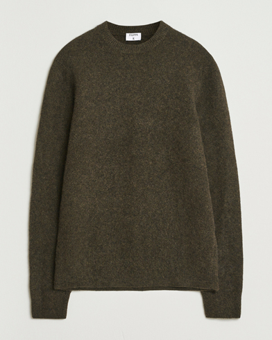 Herre | Filippa K | Filippa K Yak Knitted Sweater Dark Khaki Green