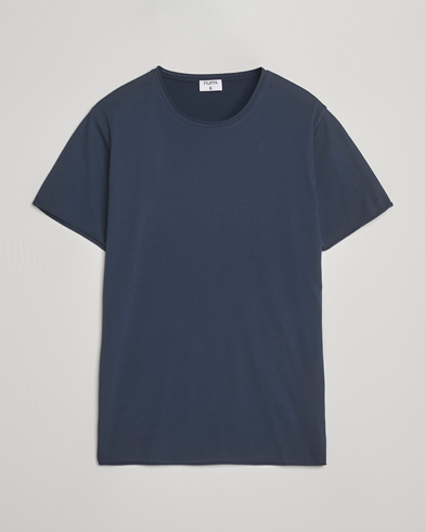 Herre | Filippa K | Filippa K Roll Neck Crew Neck T-Shirt Dusk Blue