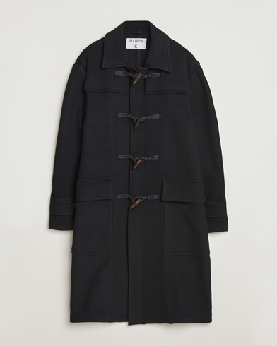 Herre | Filippa K | Filippa K Monty Wool Duffle Coat Black