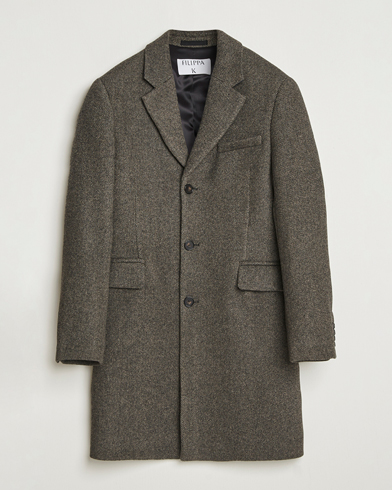 Herre | Filippa K | Filippa K William Wool Textured Coat Driftwood