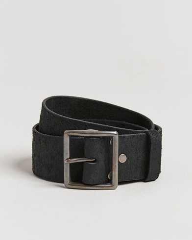 Herre | RRL | RRL Jones Tumbled Leather Belt Black