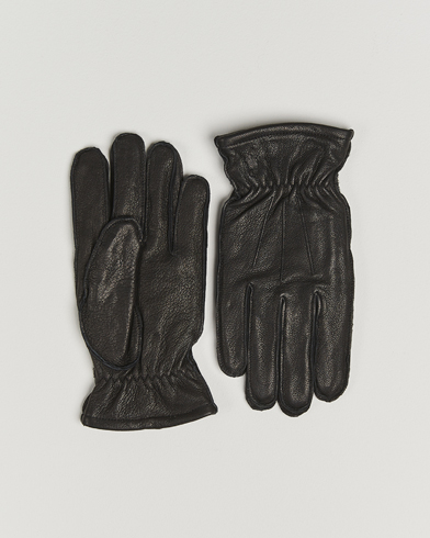 Herre | Polo Ralph Lauren | Polo Ralph Lauren Full Grain Leather Gloves Black