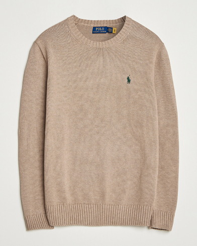 Herre | Polo Ralph Lauren | Polo Ralph Lauren Cotton Crew Neck Sweater Bronze Melange