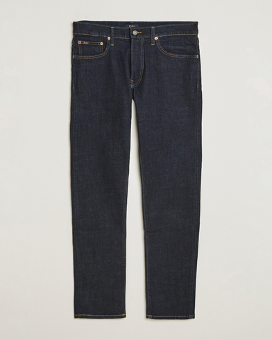 Herre | Polo Ralph Lauren | Polo Ralph Lauren Parkside Rinse Stretch Straight Jeans Dark Blue