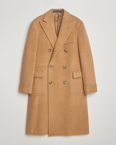 Herre | Polo Ralph Lauren | Polo Ralph Lauren Camel Hair Coat Khaki