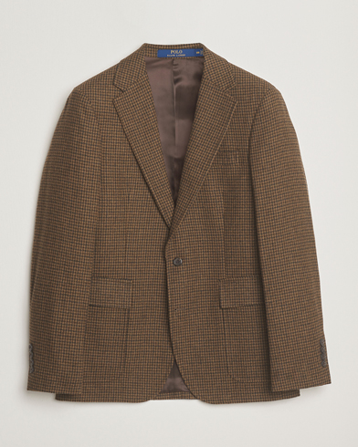 Herre | Polo Ralph Lauren | Polo Ralph Lauren Single Breasted Guncheck Sportcoat Olive