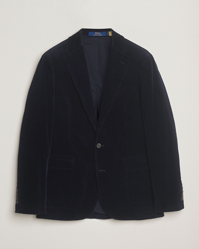 Herre | Polo Ralph Lauren | Polo Ralph Lauren Single Breasted Corduroy Sportcoat Navy