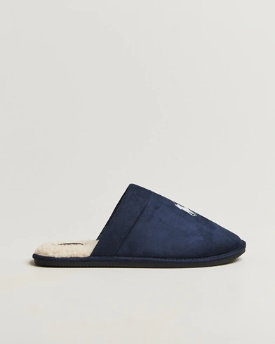 Herre | Polo Ralph Lauren | Polo Ralph Lauren Klarence Dress Slipper Navy/BlackWatch