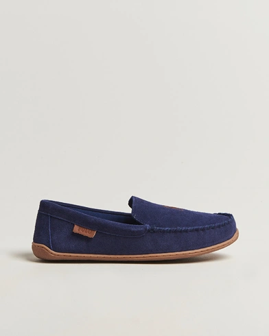 Herre | Polo Ralph Lauren | Polo Ralph Lauren Brenan Slipper Navy Suede