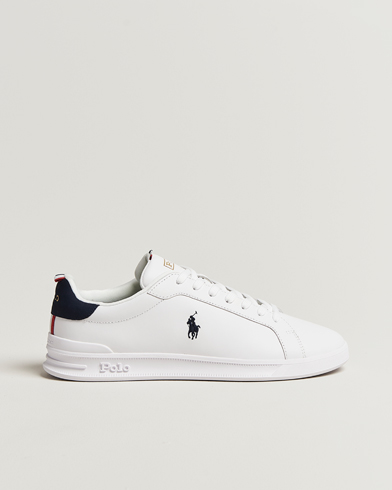 Herre | Polo Ralph Lauren | Polo Ralph Lauren Heritage Court Sneakers White/Navy/Red