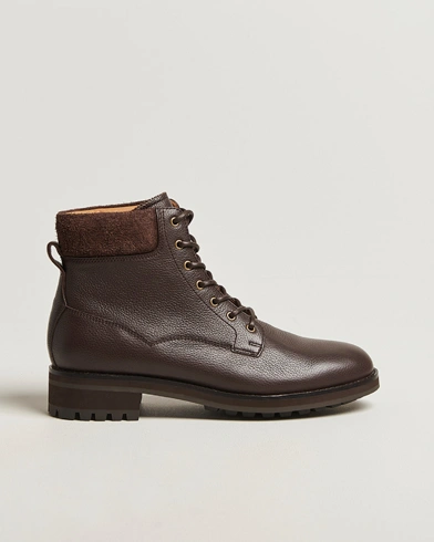 Herre | Polo Ralph Lauren | Polo Ralph Lauren Bryson Mid Boot Dark Brown Calf