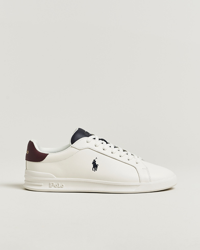 Herre | Polo Ralph Lauren | Polo Ralph Lauren Heritage Court Sneakers Off White/Navy