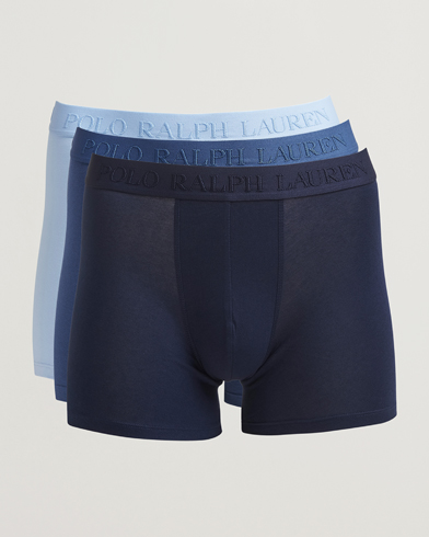 Herre | Polo Ralph Lauren | Polo Ralph Lauren 3-Pack Boxer Briefs Blue