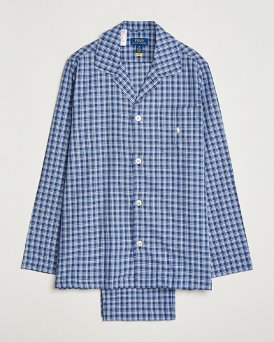 Herre | Polo Ralph Lauren | Polo Ralph Lauren Cotton Checked Pyjama Set Navy