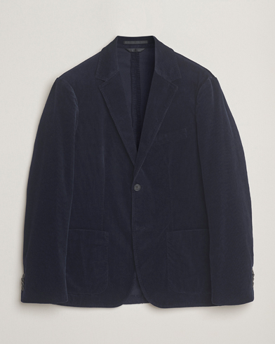 Herre | Sunspel | Sunspel Relaxed Corduroy Blazer Navy