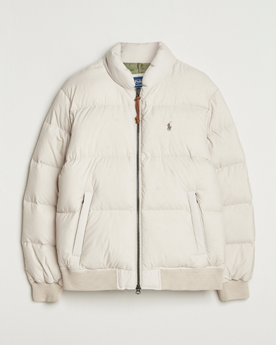 Herre | Polo Ralph Lauren | Polo Ralph Lauren Wyoming Bomber Jacket Khaki Stone