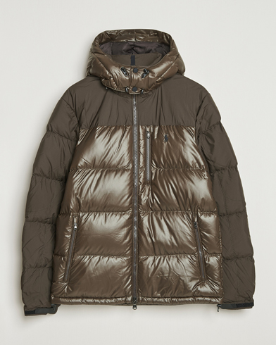 Herre | Polo Ralph Lauren | Polo Ralph Lauren Gorham Mixed Glossy Down Jacket Antique Brown