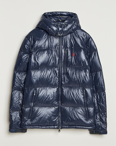 Herre | Polo Ralph Lauren | Polo Ralph Lauren Gorham Glossy Down Jacket Collection Navy