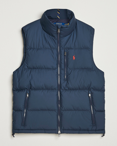 Herre | Polo Ralph Lauren | Polo Ralph Lauren Gorham Down Vest Collection Navy