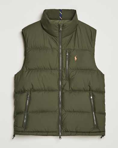 Herre | Polo Ralph Lauren | Polo Ralph Lauren Gorham Down Vest Company Olive