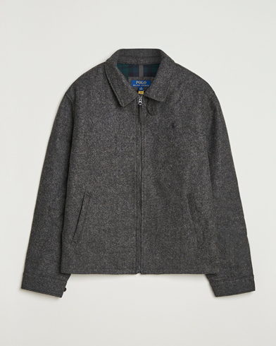 Herre | Polo Ralph Lauren | Polo Ralph Lauren Heritage Twill Wool Windbreaker Barclay Heather