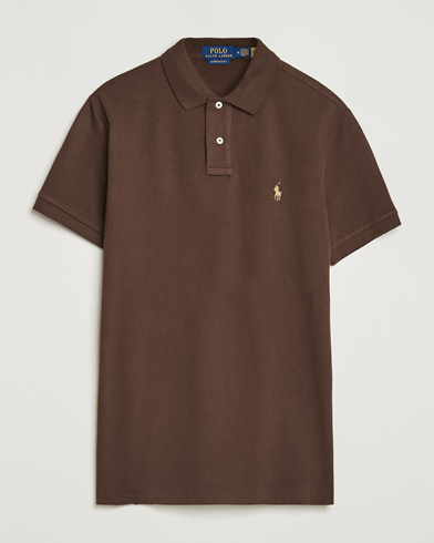 Herre | Polo Ralph Lauren | Polo Ralph Lauren Custom Slim Fit Polo Nutmeg Brown