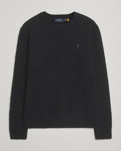 Herre | Polo Ralph Lauren | Polo Ralph Lauren Alpaca Crew Neck Sweater Polo Black Tonal
