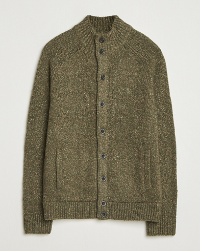 Herre | Polo Ralph Lauren | Polo Ralph Lauren Wool Blend Button Cardigan Olive Marl