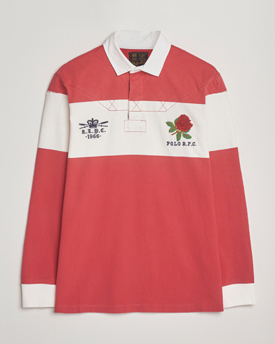 Herre | Polo Ralph Lauren | Polo Ralph Lauren Sport Rugby Sweater Sunrise Red