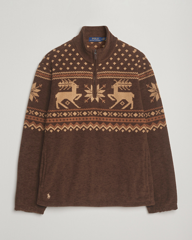 Herre | Polo Ralph Lauren | Polo Ralph Lauren Vintage Fairisle Half Zip Fleece Cascadia