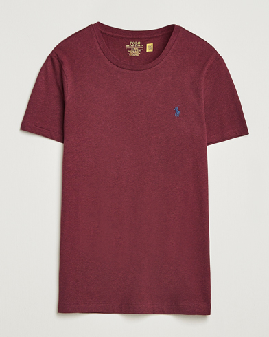 Herre | Polo Ralph Lauren | Polo Ralph Lauren Crew Neck T-Shirt Spring Wine Heather
