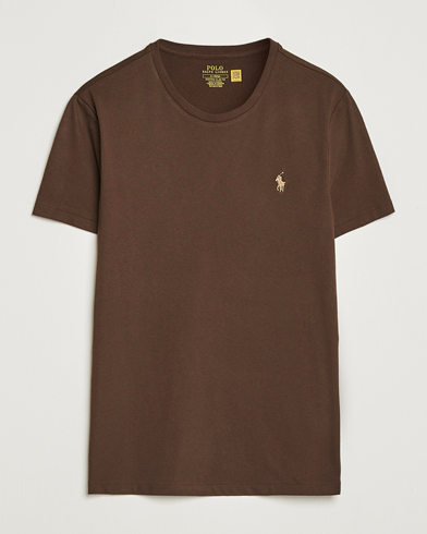 Herre | Polo Ralph Lauren | Polo Ralph Lauren Crew Neck T-Shirt Nutmeg Brown