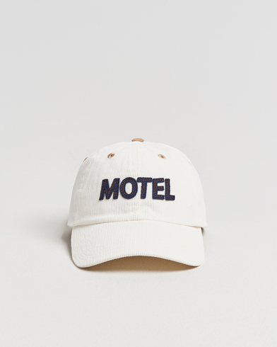 Drake's Motel Felt Baseball Cap Ecru – Hvit