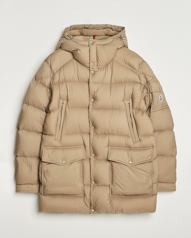 Herre | Moncler | Moncler Bretagne Down Parka Beige