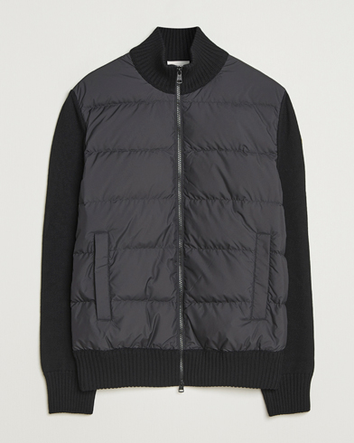 Herre | Moncler | Moncler Padded Zip Cardigan Black