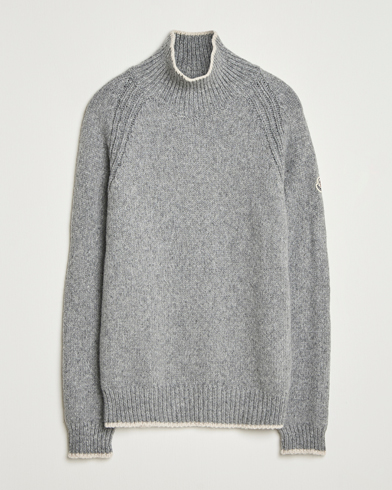Herre | Moncler | Moncler Wool Turtleneck Grey Melange