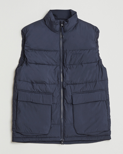 Herre | KnowledgeCotton Apparel | KnowledgeCotton Apparel Puffer Vest Night Sky