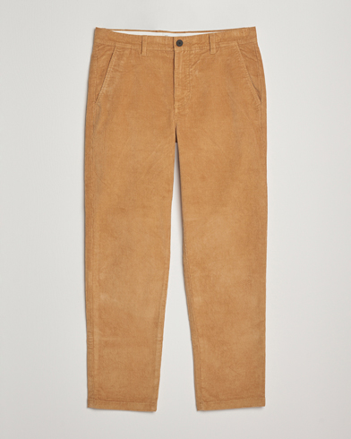 Herre | KnowledgeCotton Apparel | KnowledgeCotton Apparel Chuck Regular Cord Trousers Cinamon
