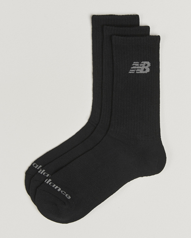 Herre | New Balance Running | New Balance Running 3-Pack Performance Cotton Socks Black