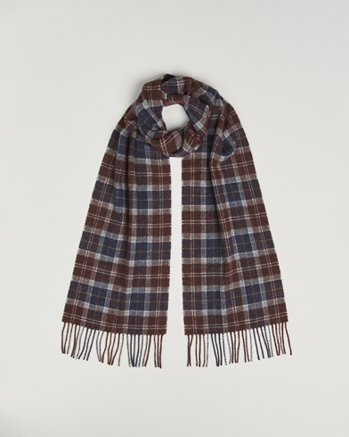 Herre | Barbour Lifestyle | Barbour Lifestyle Tartan Lambswool Scarf Midnight Oak