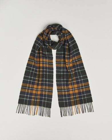 Herre | Barbour Lifestyle | Barbour Lifestyle Lambswool/Cashmere New Check Tartan Forest/Bronze Brown
