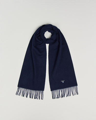 Herre | Barbour Lifestyle | Barbour Lifestyle Plain Lambswool Scarf Navy