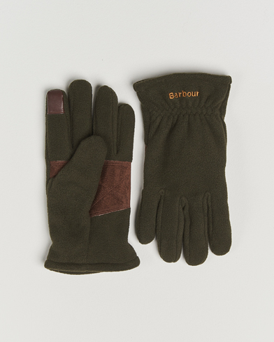 Herre | Barbour Lifestyle | Barbour Lifestyle Coleford Fleece Gloves Olive