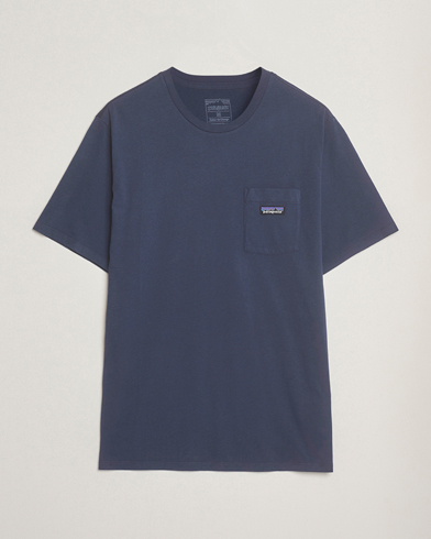 Herre | Patagonia | Patagonia Daily Pocket T-Shirt New Navy