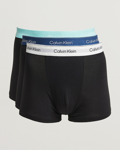 Herre | Calvin Klein | Calvin Klein 3-Pack Icon Cotton Stretch Relaxed Trunk Black