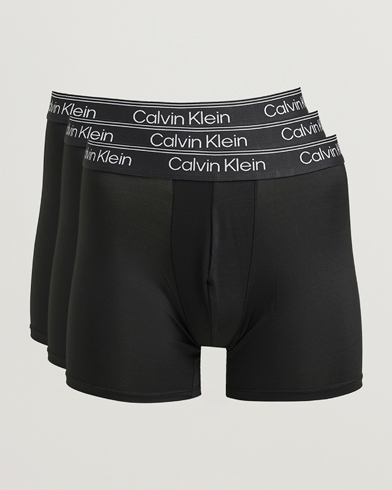 Herre | Calvin Klein | Calvin Klein 3-Pack Micro Stretch Boxer Brief Black