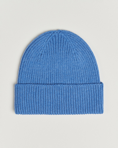 Herre | Colorful Standard | Colorful Standard Merino Wool Beanie Pacific Blue